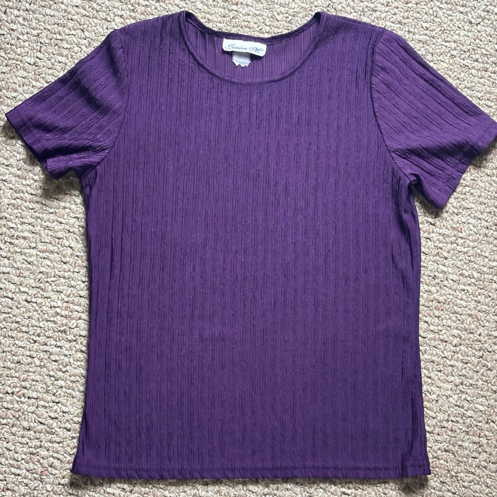 Vintage purple blouse top